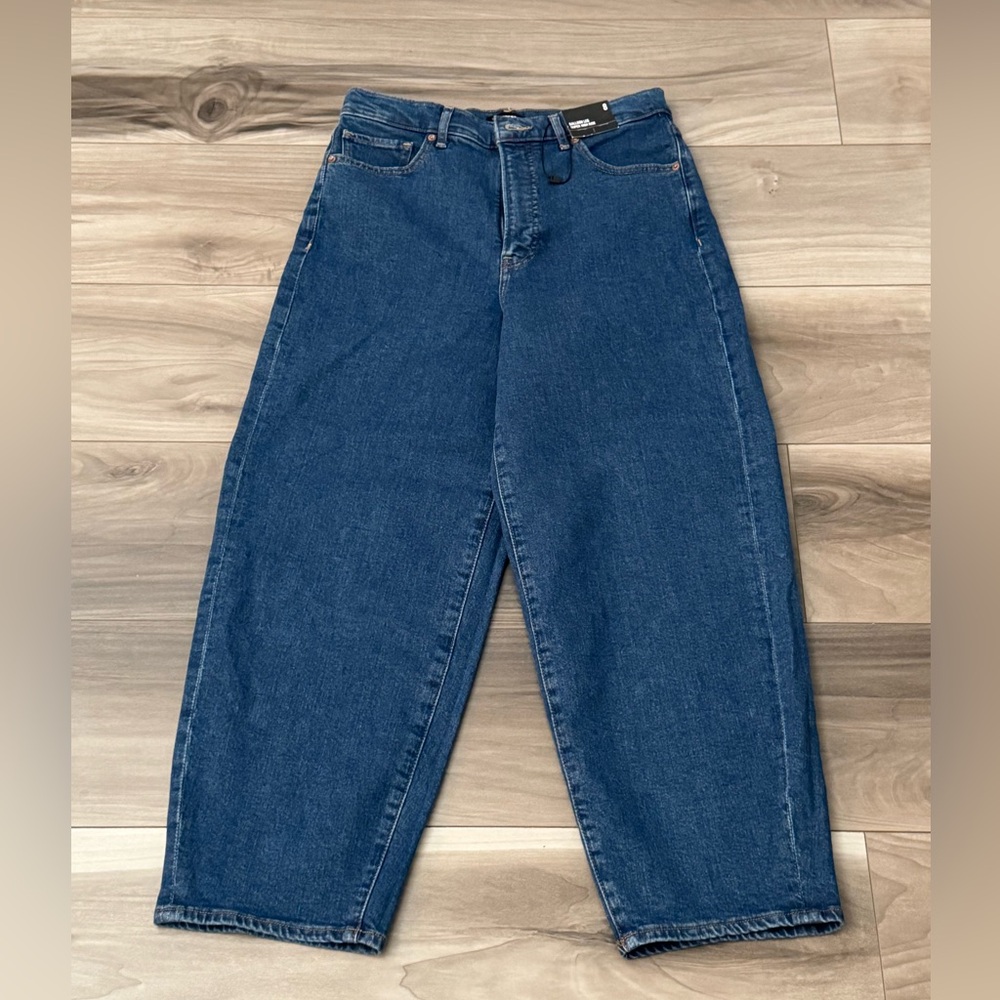 Express Women’s Balloon Leg Super High Rise Jeans